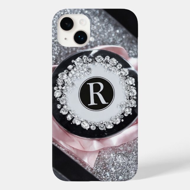 Glamorous Silver Glitter iPhone Case  (Back)