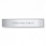 Glamorous Silver Template Elegant Modern Simple Door Sign Glamorous Silver Template Elegant Modern Simple Door Sign
