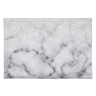 Trendy White And Black Marble Stone Pattern Floor Mat, Zazzle