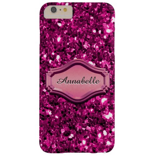 Glamorous Simulated Pink Sparkly Glitter Case