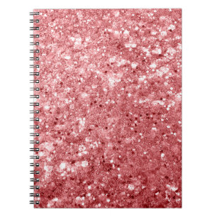 Glamorous Sparkly Pink Glitter Notebook