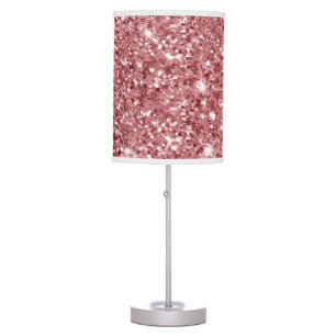 Glamorous Sparkly Pink Glitter Table Lamp