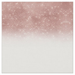 Glamorous Sparkly Rose Gold Glitter Sequin Ombre Fabric