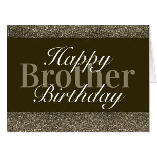Glamorous special birthday card brother