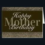 Glamorous special birthday card mother<br><div class="desc">Big Personalised glamorous stylish special happy birthday card</div>