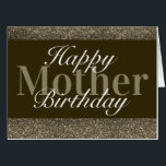 Glamorous special birthday card mother<br><div class="desc">Big Personalised glamorous stylish special happy birthday card</div>