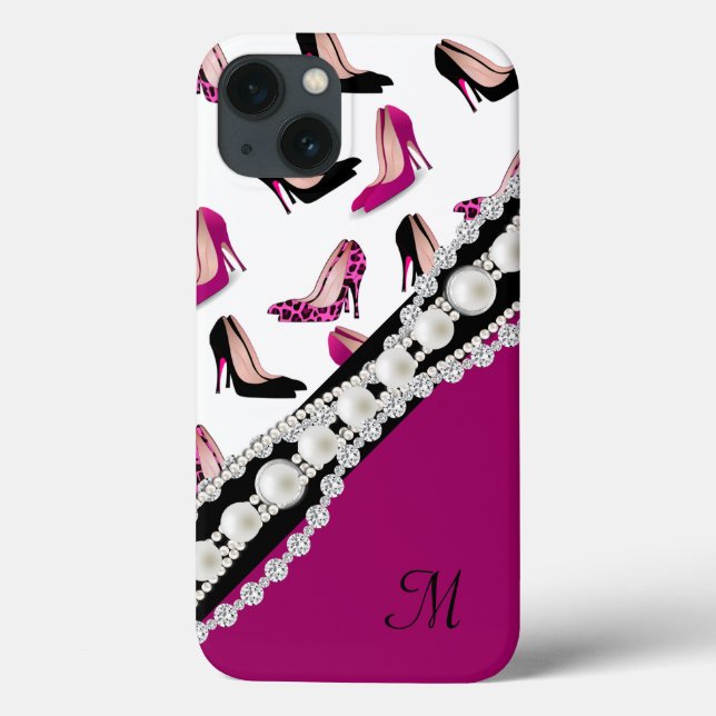 Glamorous Stiletto High Heels and Faux Gems  Case-Mate iPhone Case (Back)