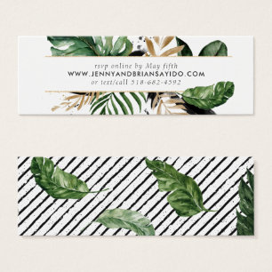 Glamorous Summer Greenery Wedding Website RSVP