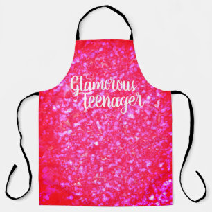 glamorous teenager apron