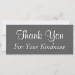 [ Thumbnail: Glamorous "Thank You For Your Kindness" Card ]