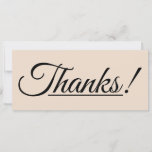 [ Thumbnail: Glamorous "Thanks!" Card ]