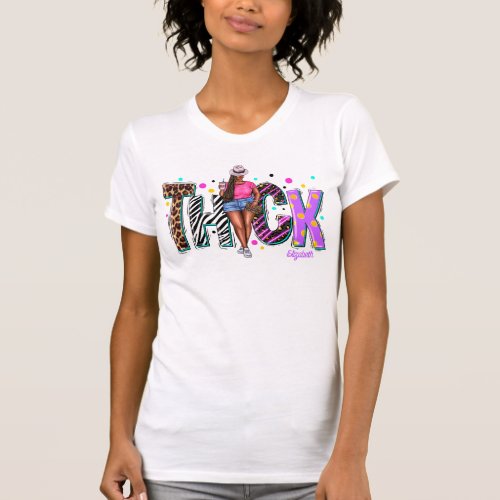 Glamorous Thick Black Diva Celebrating Her Beauty T_Shirt