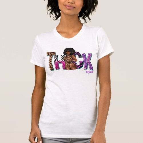 Glamorous Thick Black Diva Celebrating Her Beauty T_Shirt