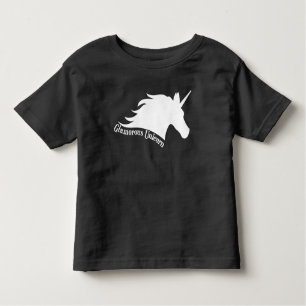 Glamorous Unicorn 2T 3T 4T 5T Boy Girl Toddler T-shirt