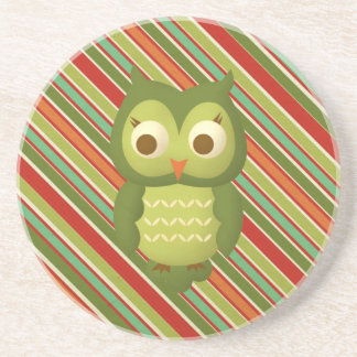 Glamorous Wise Owl Coaster
