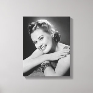 Glamorous Woman Canvas Print