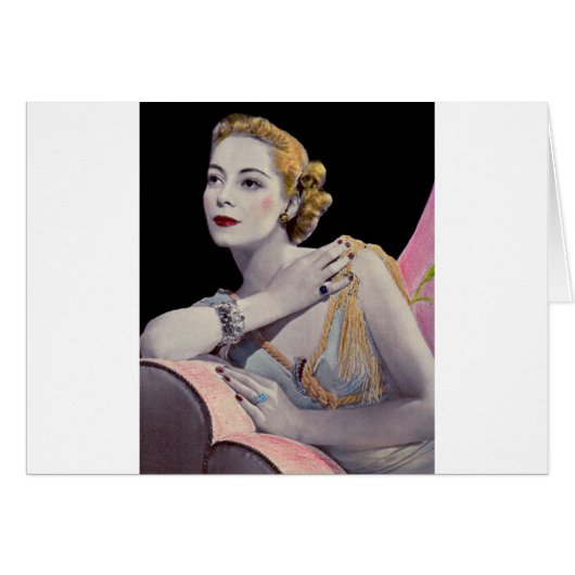glamorous woman from 1937 cards (Front Horizontal)