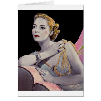glamorous woman from 1937 cards