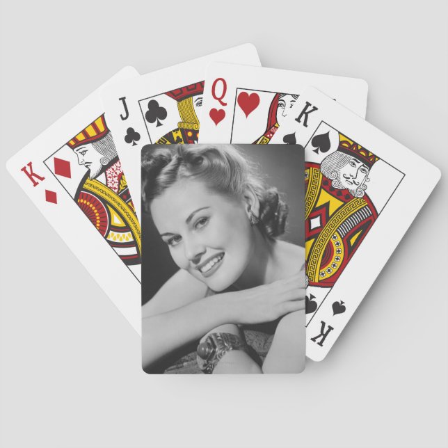 Glamorous Woman Poker Cards (Back)
