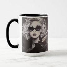 Glamorous Woman Portrait -Modern Art Poster