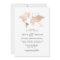 Glamorous World Map | Elegant Travel Theme Wedding