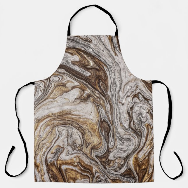 glamour 001 liquid brown colors apron (Front)