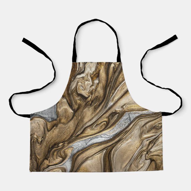 glamour 001 liquid brown colors apron (Front)