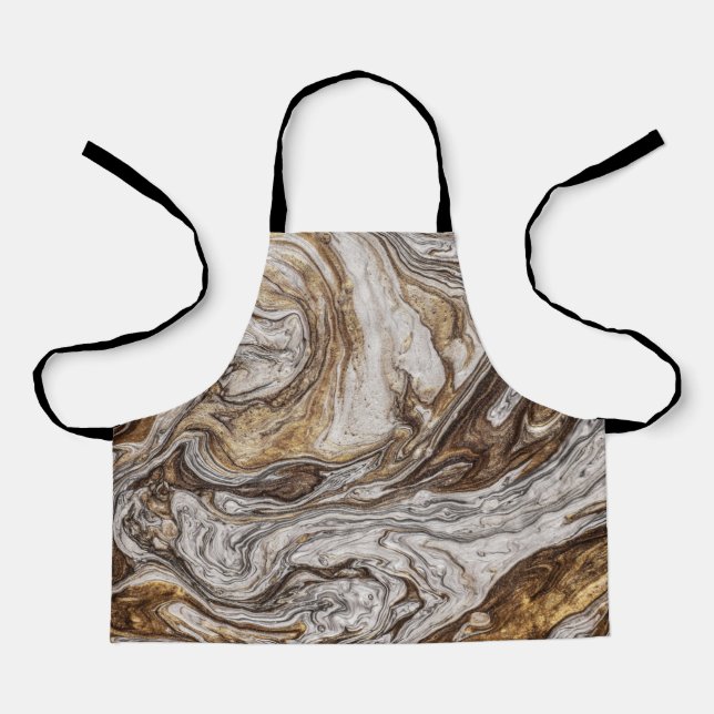 glamour 001 liquid brown colors apron (Front)