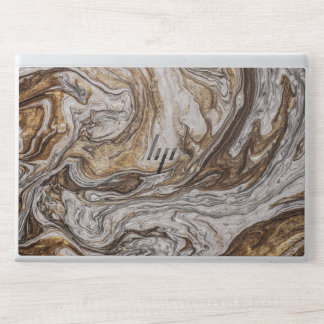 glamour 001 liquid brown colors HP laptop skin