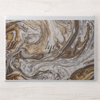 glamour 001 liquid brown colors HP laptop skin