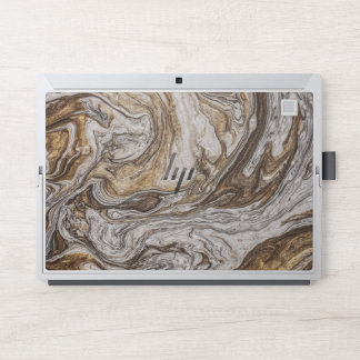 glamour 001 liquid brown colors HP laptop skin