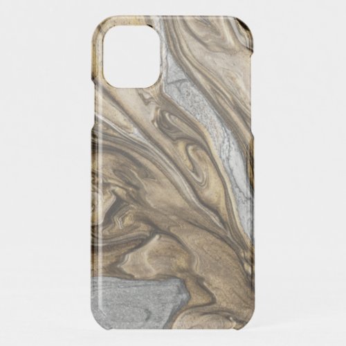 glamour 002 liquid brown colors iPhone 11 case