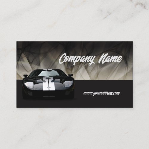 Stylish automotive business card