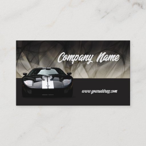 Customizable Stylish automotive business card