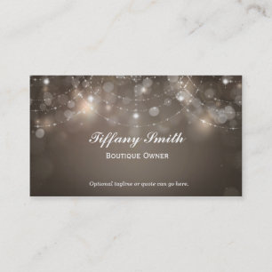 Glamour Boutique Glam Sparkle Chic Business Card
