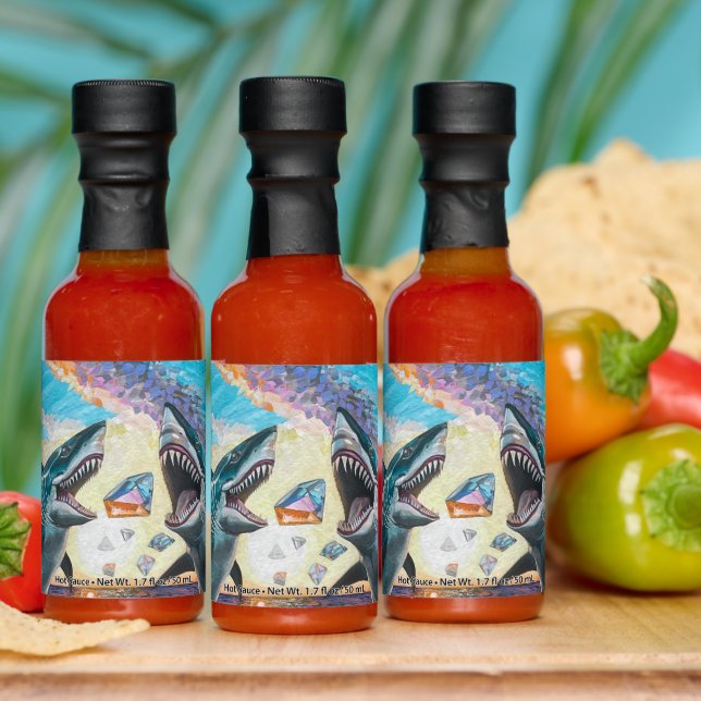 Glamour Chomp-Shark Bite Hot Sauces (Multi)