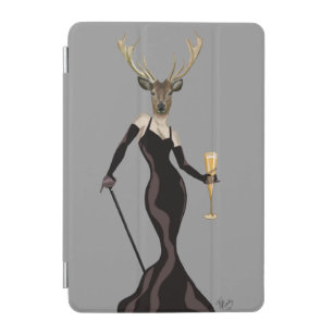Glamour Deer in Black 3 iPad Mini Cover
