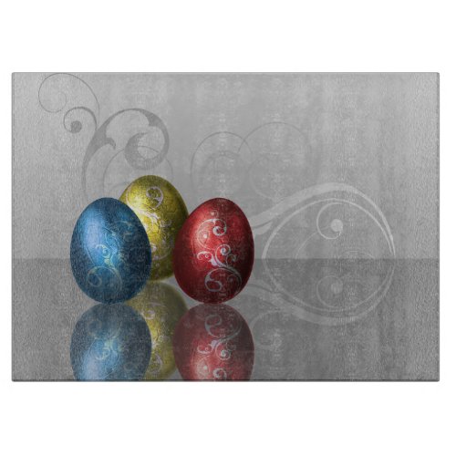 Glamour Easter Eggs _ Cutting Board
