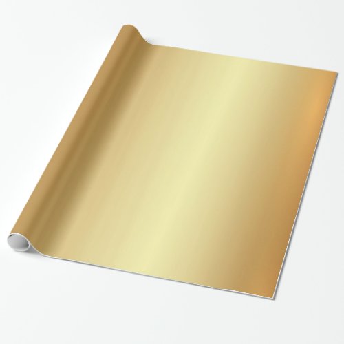 Glamour Elegant Gold Cool Gift Modern Golden Wrapping Paper