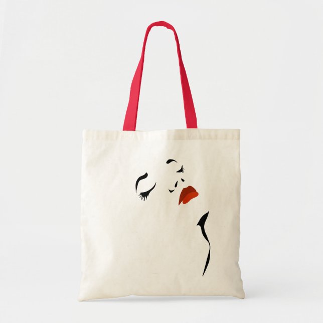 Glamour Face Tote Bag (Front)