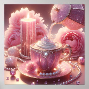 Glamour fashion luxury lifestyle photo poster