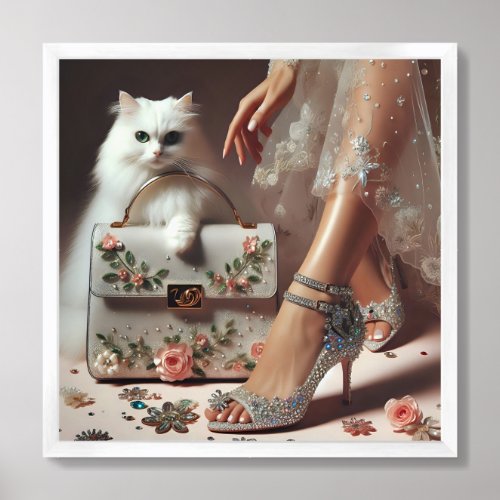 Glamour fashion luxury magic lifestyle photo framed art