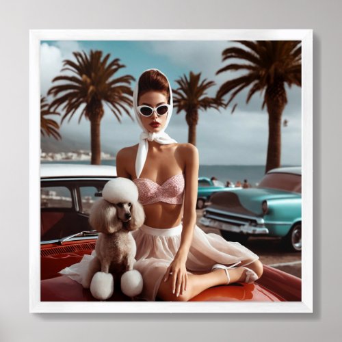 Glamour fashion luxury travel lifestyle photo framed art