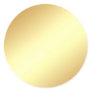 Glamour Faux Gold Blank Template Elegant Chic Classic Round Sticker