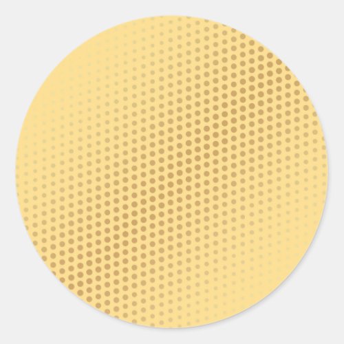 Glamour Faux Gold Blank Template Modern Chic Classic Round Sticker