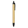 Glamour Faux Gold Trendy Elegant Golden Template Blue Ink Pen
