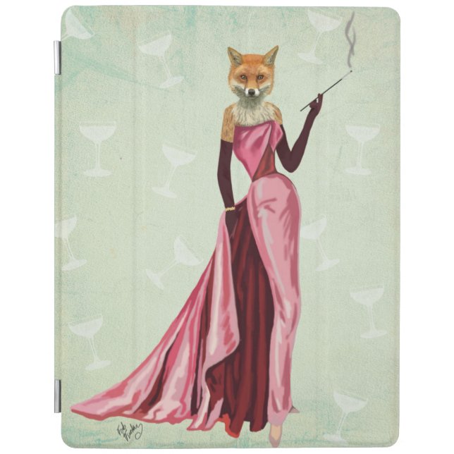 Glamour Fox in Pink 2 iPad Air Cover (Front)