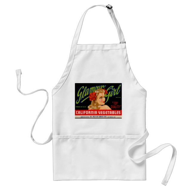Glamour Girl Adult Apron (Front)