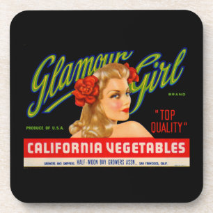 Glamour Girl  Beverage Coaster