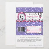 Glamour Girl Birthday Candy Wrapper